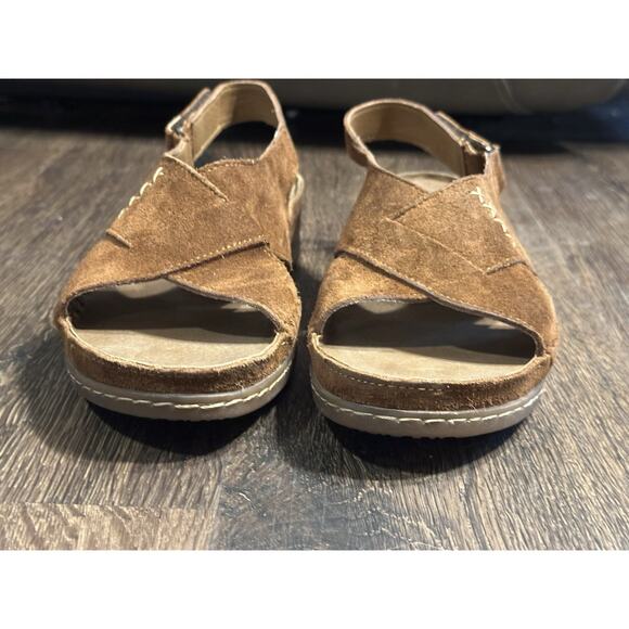 Born Women's Ebba Brown Suede Sandals SZ 8 - Picture 12 of 15